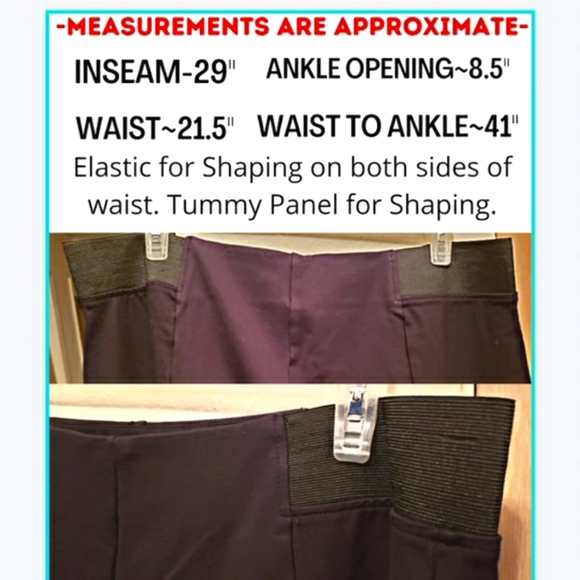 🌈 EUC/TERRA & SKY- SHAPING PULL ON PANTS - Picture 2 of 2